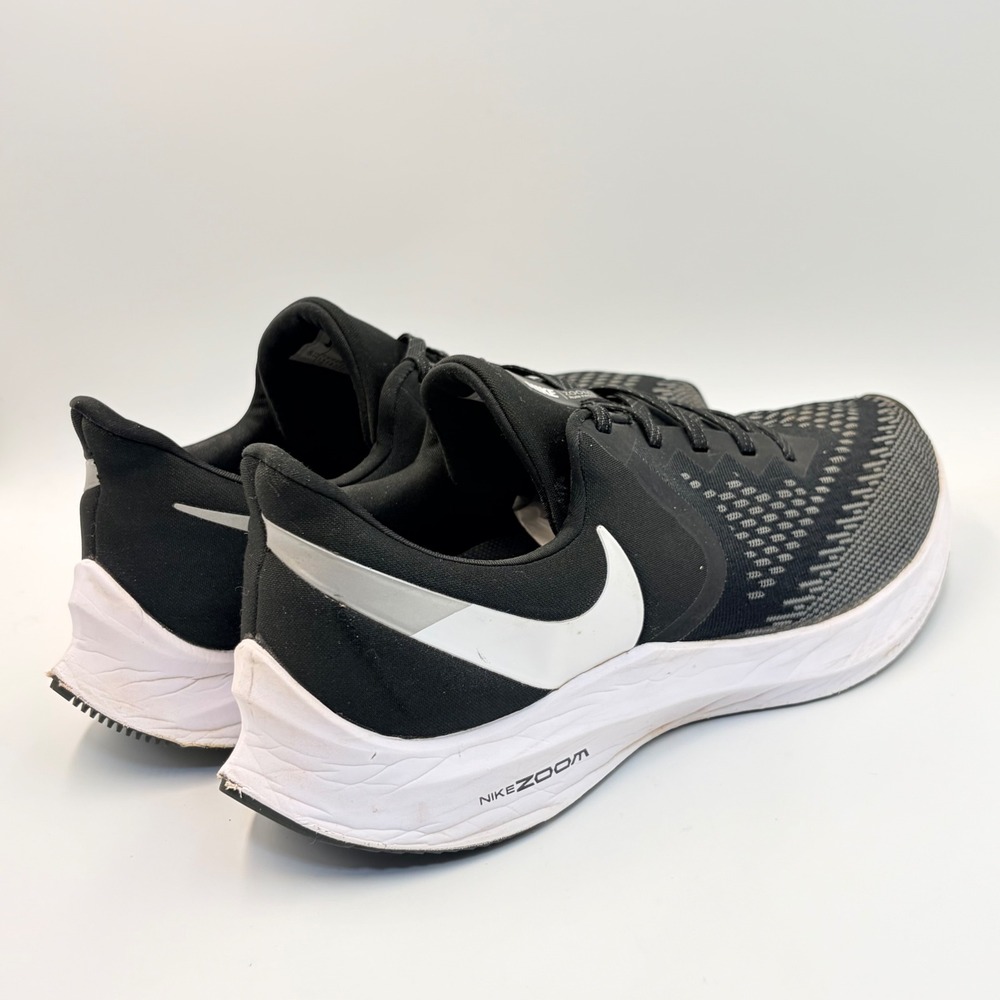 Nike Air Zoom Winflo 6 Mens Running Shoes Black White AQ7497-001 Size 11 - Picture 6 of 15